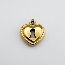 Locked Heart Charm