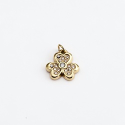 Mini Crystal Blossom Charm
