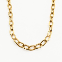 Base Oval Link Necklace