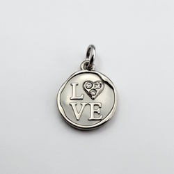 Love Medallion Charm