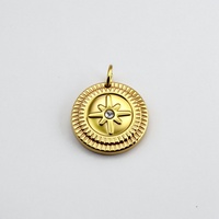 Compass Coin Charm