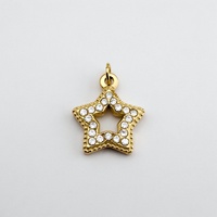 Crystal Star Outline Charm