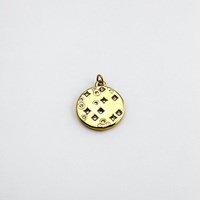 Pavé Coin Charm