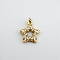 Crystal Star Outline Charm
