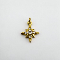 Radiant Crystal Star Charm